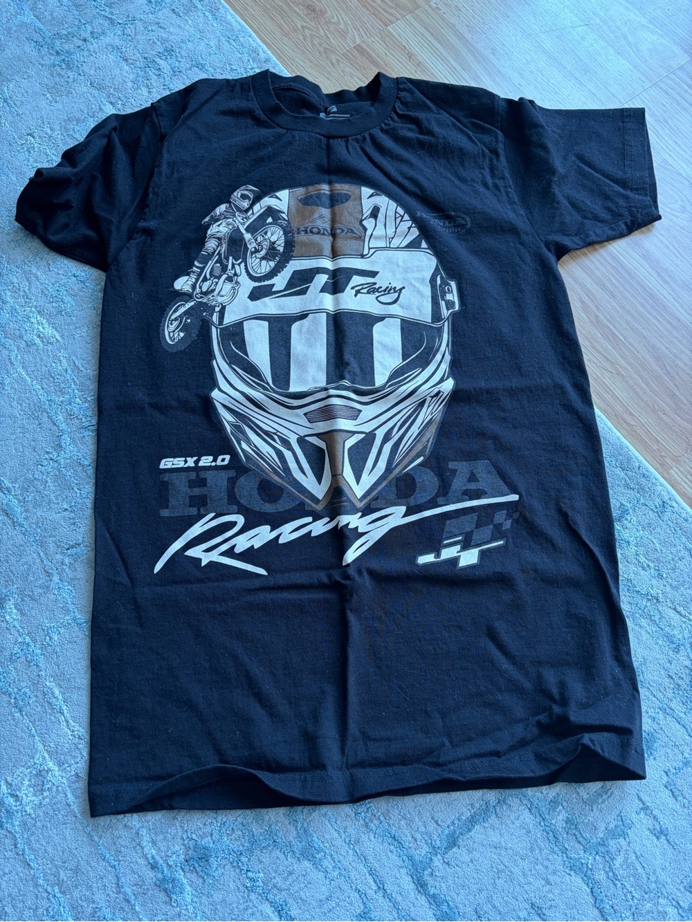 Honda Racing Black Graphic Tee - Men